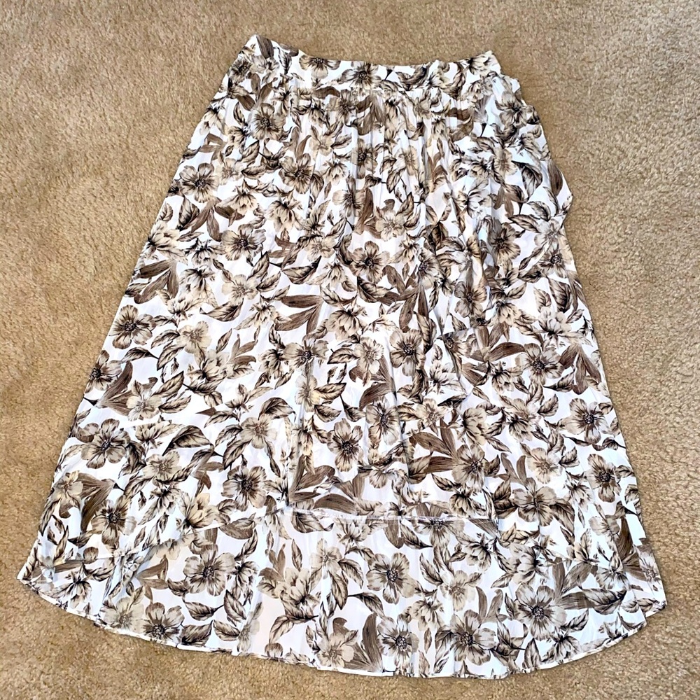 🧡♦️NWT J.Jill Ruffled High Low Skirt🧡